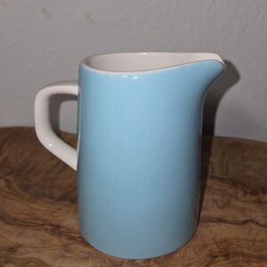 Mikasa Cera-Stone Creamer Cream Pitcher Blue 3995 Made In Japan